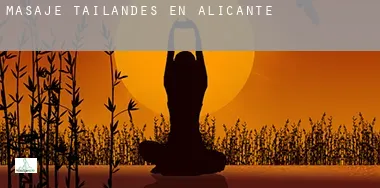 Masaje tailandés en Alicante
